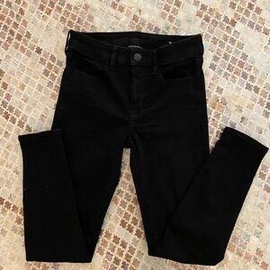 Black American Eagle Jeggings Size 6 Short